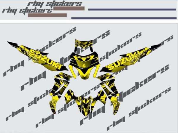 SUZUKI SMASH 115: STICKER DECALS - Image 2