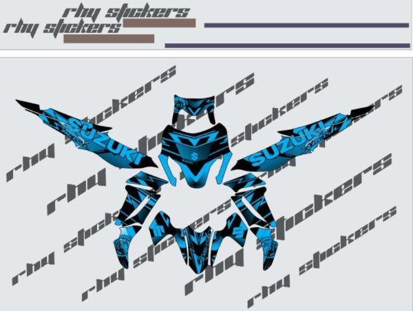 SUZUKI SMASH 115: STICKER DECALS - Image 3