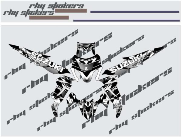 SUZUKI SMASH 115: STICKER DECALS - Image 5