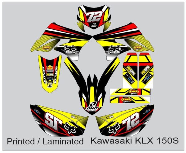 KAWASAKI: KLX 150S  DECAL STICKER