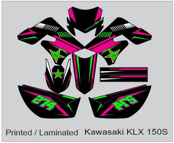 KAWASAKI: KLX 150S  DECAL STICKER