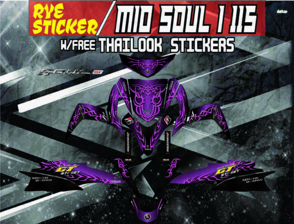YAMAHA: MIO SOUL I 115  DECAL STICKER