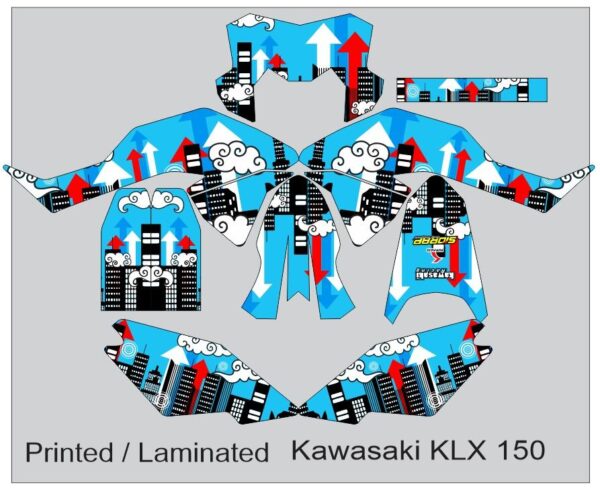 KAWASAKI: KLX  150  DECAL STICKER
