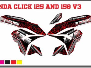 HONDA: CLICK 125, CLICK 150 V3 DECAL STICKER