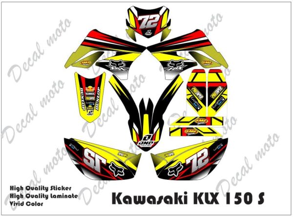 KAWASAKI: KLX 150S  DECAL STICKER