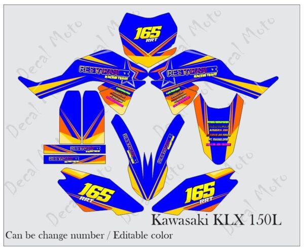 KAWASAKI: KLX 150L  DECAL STICKER