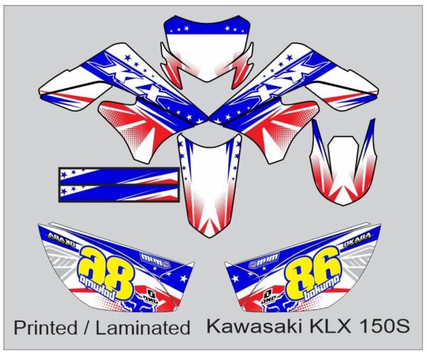 KAWASAKI: KLX 150S  DECAL STICKER