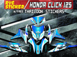 HONDA CLICK: 125,150  V2 STICKER DECALS