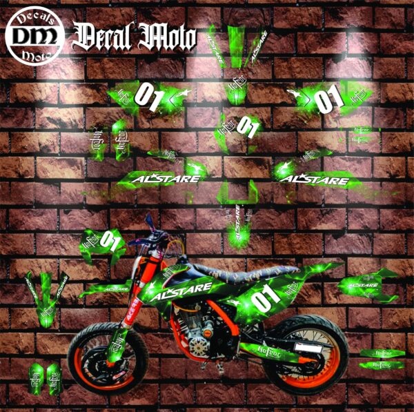 RUSI: KRY 150,200 DECAL STICKER, ALSTARE DESIGN