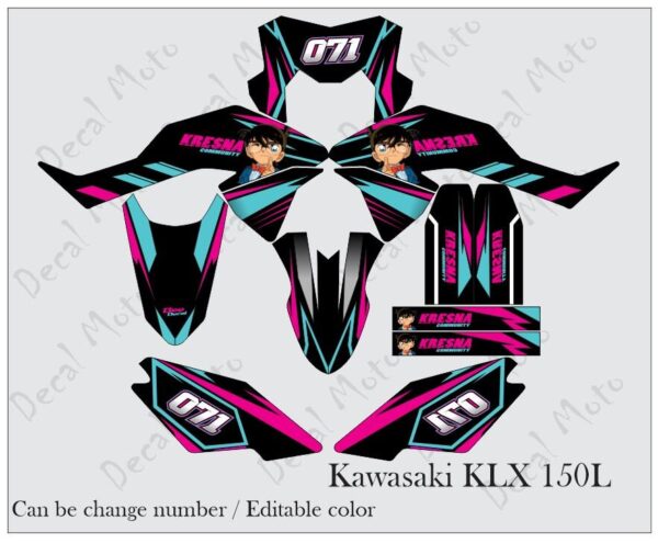 KAWASAKI: KLX 150L DECAL STICKER, KRESNA DESIGN