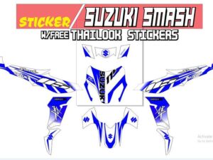 SUZUKI SMASH 115: STICKER DECALS