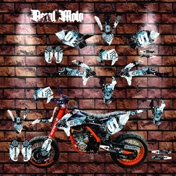 RUSI: KRY 150,200 DECAL STICKER, FOX DESIGN