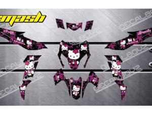 SUZUKI SMASH 115: STICKER DECALS HELLO KITTY DESIGN