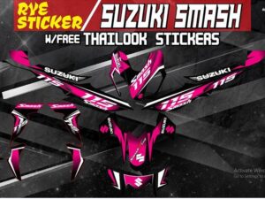 SUZUKI SMASH 115: STICKER DECALS