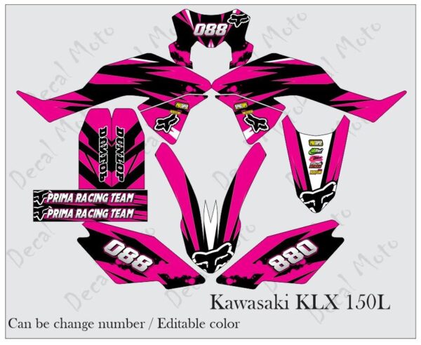 KAWASAKI: KLX 150L  DECAL STICKER