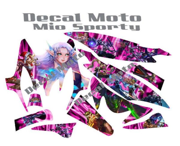 YAMAHA: MIO SPORTY  DECAL STICKER