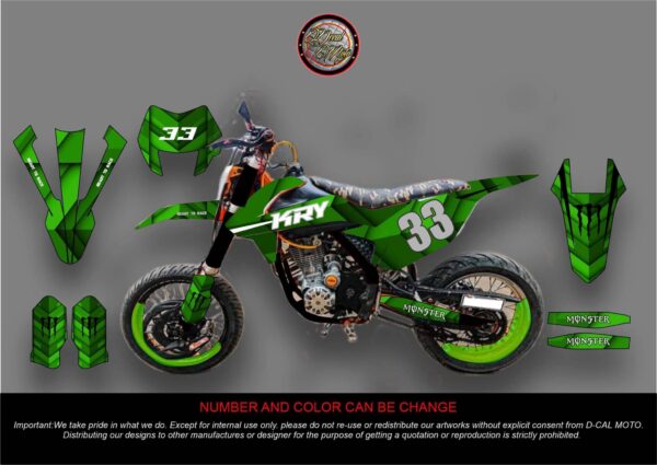 RUSI: KRY 150,200  DECAL STICKER
