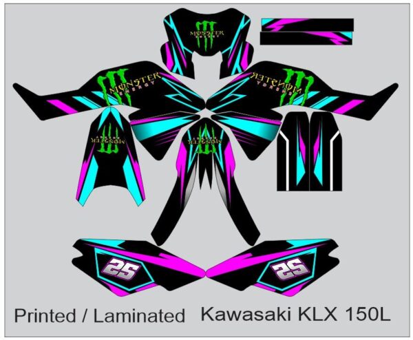 KAWASAKI: KLX 150L  DECAL STICKER