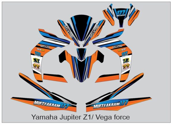 YAMAHA: JUPITER Z1/ VEGA FORCE  DECAL STICKER