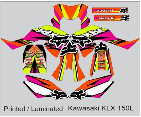 KAWASAKI: KLX 150L  DECAL STICKER