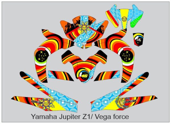 YAMAHA: JUPITER Z1/ VEGA FORCE  DECAL STICKER