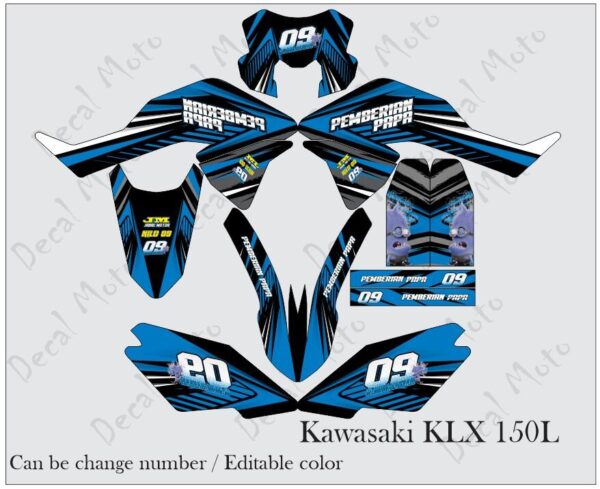 KAWASAKI: KLX 150L  DECAL STICKER