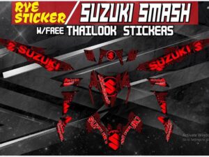 SUZUKI SMASH 115: STICKER DECALS