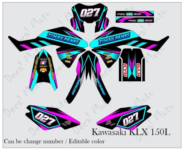 KAWASAKI: KLX 150L  DECAL STICKER