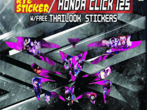 HONDA CLICK 125,150 V2  STICKER DECALS