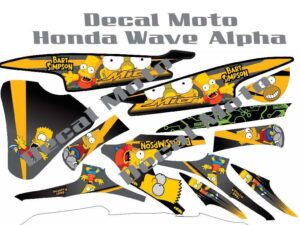 HONDA: WAVE ALPHA  DECAL STICKER