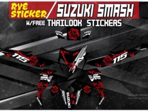 SUZUKI SMASH 115: STICKER DECALS