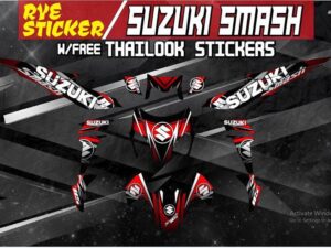 SUZUKI SMASH 115: STICKER DECALS