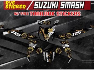 SUZUKI SMASH 115: STICKER DECALS