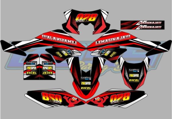 KAWASAKI: D-TRACKER 150CC DECAL STICKER