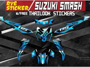 SUZUKI SMASH 115: STICKER DECALS