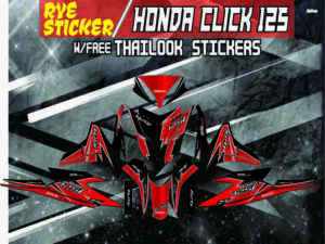 HONDA CLICK: 125,150 V2 STICKER DECALS