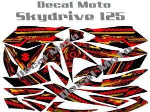 SUZUKI: SKYDRIVE 125  DECAL STICKER