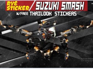 SUZUKI SMASH 115: STICKER DECALS