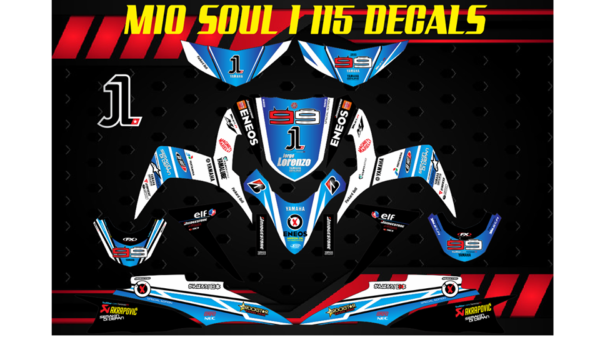YAMAHA: MIO SOUL I 115  DECAL STICKER