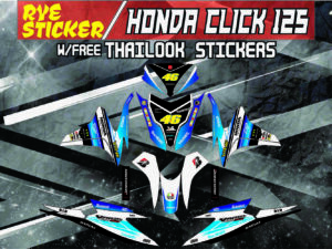 HONDA CLICK: 125,150 V2 STICKER DECALS