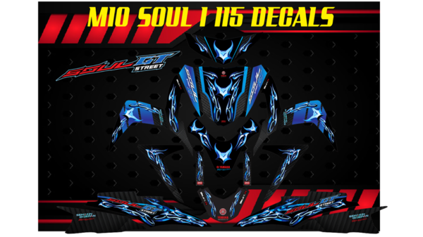 YAMAHA: MIO SOUL I 115  DECAL STICKER