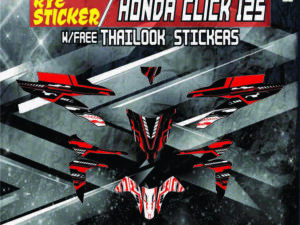 HONDA CLICK: 125,150  V2 STICKER DECALS