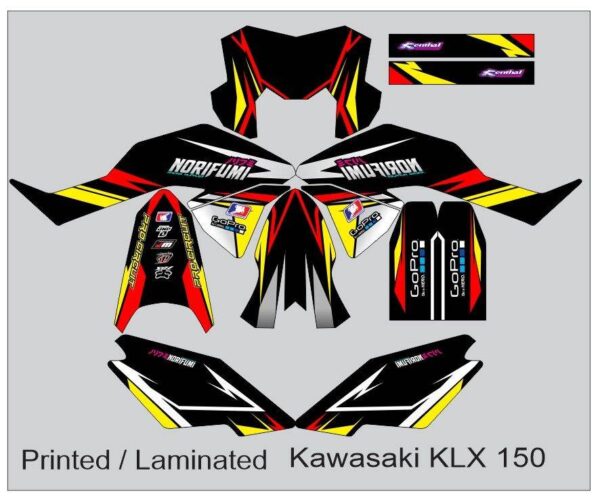 KAWASAKI: KLX 150 DECAL STICKER