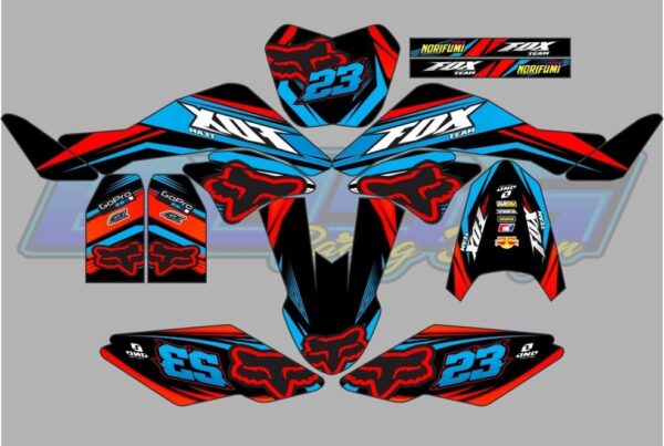 KAWASAKI: D-TRACKER 150CC DECAL STICKER