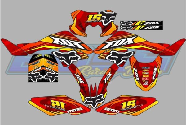 KAWASAKI: D-TRACKER 150CC DECAL STICKER
