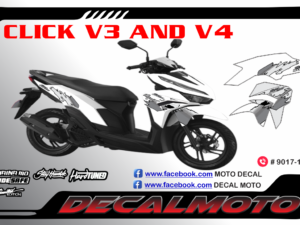 HONDA: CLICK 125  V3 AND V4 DECAL STICKER