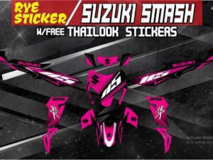 SUZUKI SMASH 115: STICKER DECALS