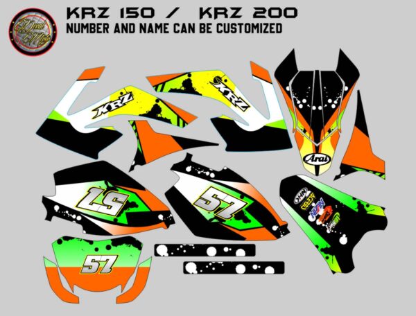 RUSI: KRZ 150, KRZ 200 DECAL STICKER