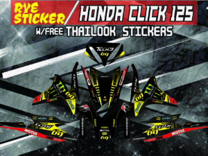 HONDA CLICK: 125,150 V2 STICKER DECALS