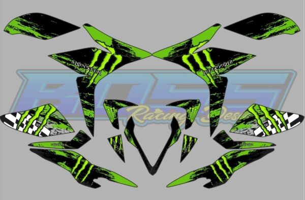 HONDA: CBR 150R DECAL STICKER, MONSTER  DESIGN